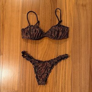 Chic Paisley Bikini Set